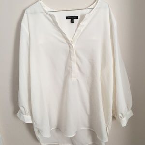 Banana Republic Factory Flowy V-neck Blouse